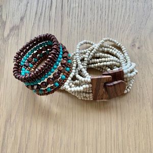 2 Beaded Bracelets